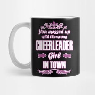 Cheerleading Base Pompoms Girls Women Team Mug